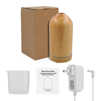 Diffuseur d'huile essentielle de parfum électrique en bois naturel véritable pour la maison