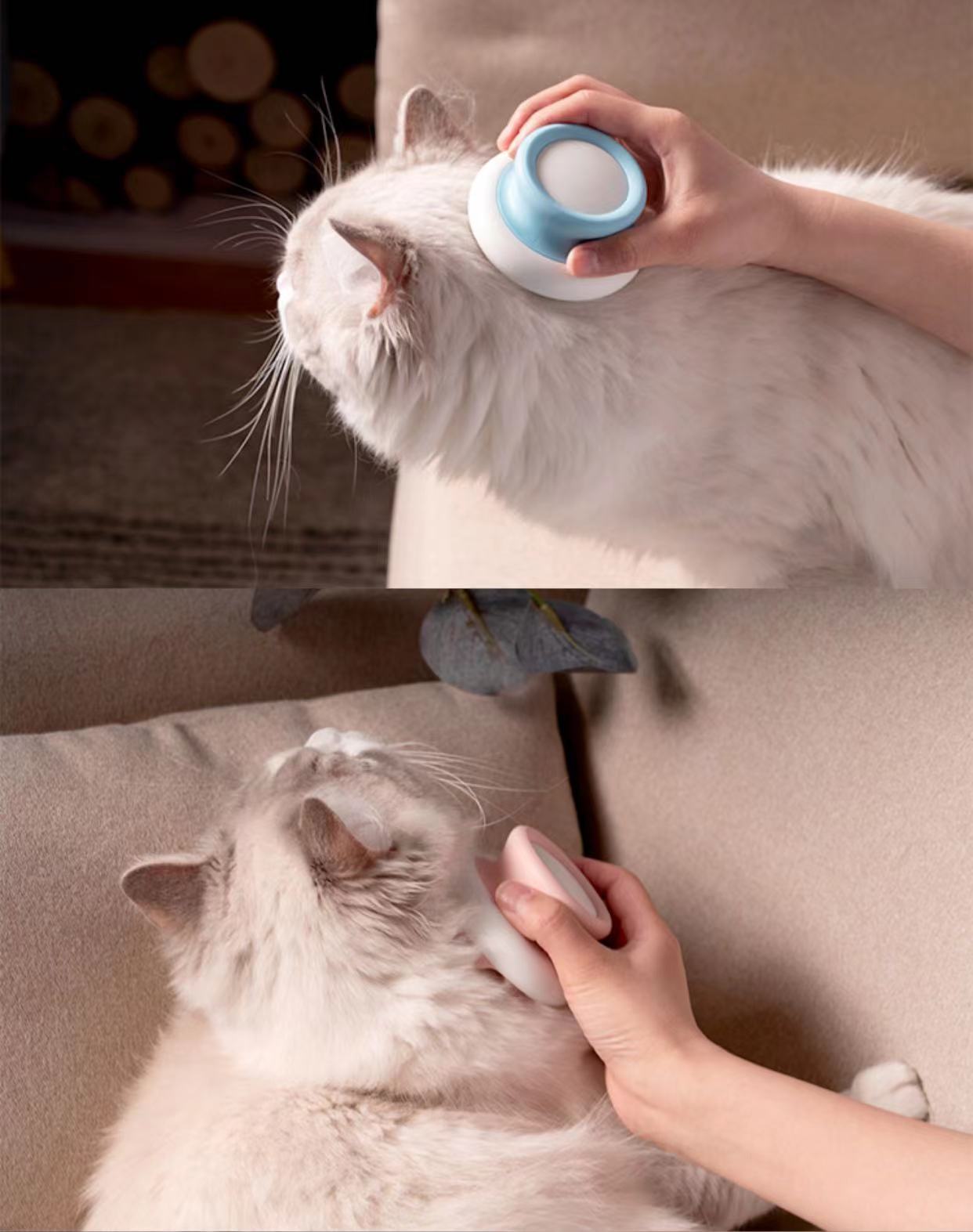 Pet Dog Cat Cleaning Brush Grooming Products Blue Green Pink Color