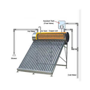Imposol 150L ที่อุ่นไว้ล่วงหน้าขดลวดทองแดงแรงดันสูงสแตนเลสทั้งหมดบ้านโรงแรมหรือเครื่องทำน้ำอุ่นพลังงานแสงอาทิตย์เชิงพาณิชย์ - Product Image 1