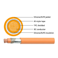 Câble de recharge pour véhicules électriques, monoconducteur en cuivre, isolation TPE XLPE, haute flexibilité, AC/DC, station de recharge pour véhicules électriques, type 1/2/CCS/GB/T
