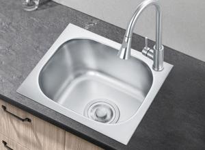 Évier de cuisine compact 0,8 mm en acier inoxydable 304, idéal pour caravanes, bars et balcons – Meilleures ventes - Product Image 3
