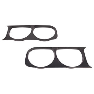 Marco embellecedor de faros delanteros Dodge Challenger, par, ABS, reemplazo, 08-14, fijación con tornillos - Product Image 2