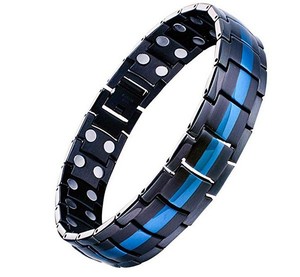 Bracelet magnétique de santé en acier inoxydable pour le sport, vente en gros, bracelets magnétiques pour hommes contre l'arthrite - Product Image 3
