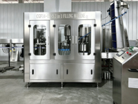 Usine d'embouteillage d'eau minérale entièrement automatique 4000BPH 600ml avec système de purification par osmose inverse, machine de remplissage d'eau pure