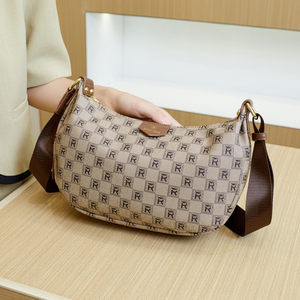 Bolso de Hombro de PU de Alta Calidad, Estilo Vintage, con Cierre de Cremallera y Detalle de Remaches. Forro Antirrobo de Diseño de Marca de Lujo. - Product Image 3