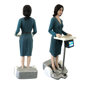 Maßgefertigter Restaurant-Café-Empfangs-Wasserlieferungs-Automatischer Service Intelligenter Begrüßungsroboter Schönheitsroboter 7-23,7 Zoll 1080P - Product Image 4