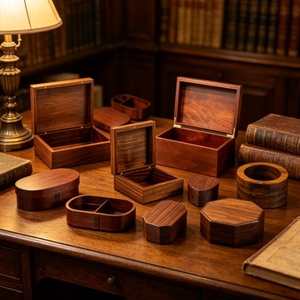 <span class=keywords><strong>Scatole</strong></span> Portaoggetti e Portagioie in <span class=keywords><strong>Legno</strong></span> Massello di Diversi Stili Personalizzati - Product Image 6