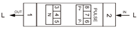 Compteur d'énergie MID monophasé 100A sur rail DIN, 1 module, avec RS485 Modbus et écran LCD, précision de classe 1.0/0.5S