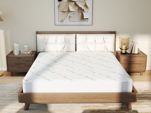 واقي مرتبة فندقي مبطن عالي الجودة مقاوم للماء، غطاء فاخر مخصص بألوان متنوعة لـ 40 مرتبة للاستخدام المنزلي للبالغين - Product Image 1