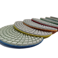 50 Grid Polish Pad 180mm Turbo Shinemate Diamond Floor Edge Polishing Pad.