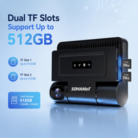 Sistem Mengemudi Canggih H265 yang Tangguh dan Pintar untuk Taksi ADAS DSM BSD AI Logic Manajemen Jarak Jauh AI Dashcam 1080P 4G LTE Dash Cam