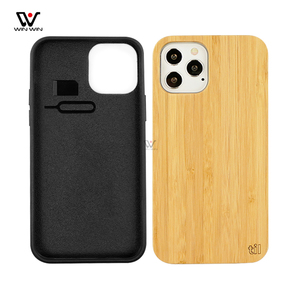 Recién llegados, teléfonos móviles, funda de teléfono de madera de bambú para <span class=keywords><strong>iPhone</strong></span> 12 Pro 17 Pro, funda de madera - Product Image 4