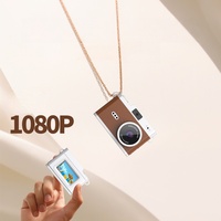 X5 Mini Retro 1080p HD Cámara portátil para niños con filtro y sensor CMOS-Perfecto para deportes al aire libre, diseño de llavero de plástico