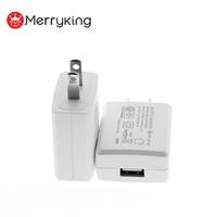 Chargeur vertical US JP USB-A LOGO étiquette OEM chargeur 5V 1A 2A 3A avec certifications PSE UL