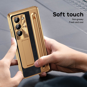 Coque de téléphone CHAOYIDIAN avec fente pour stylo et support, protection de charnière pour Samsung Galaxy <span class=keywords><strong>Z</strong></span> <span class=keywords><strong>Fold</strong></span> 7 6 5 <span class=keywords><strong>4</strong></span> 3 Fold6 Fold5 - Product Image 3