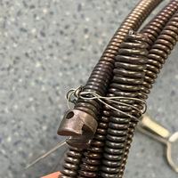 Tige de dragage en métal durable de 10 m pour évier, tuyau et égout, outil de nettoyage en spirale