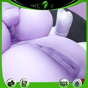 Traje Inflable Gigante de <span class=keywords><strong>Goodra</strong></span> de Hongyi, Disfraz Personalizado de Dibujos Animados en Color Morado - Product Image 6