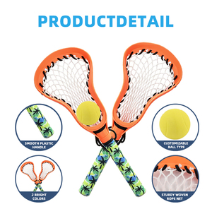 Mini-ensemble <span class=keywords><strong>de</strong></span> crosse <span class=keywords><strong>de</strong></span> lacrosse pour enfants, personnalisable (couleur et logo) pour fêtes au bord <span class=keywords><strong>de</strong></span> la piscine et activités sportives familiales en extérieur - Product Image 2