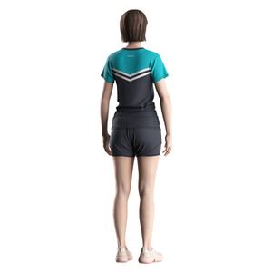 Camiseta Deportiva Minimalista para Mujer, Transpirable, con Paneles de Malla Elástica, Agradable al Tacto, para Entrenamiento Físico - Product Image 4