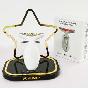 Masajeador eléctrico de estiramiento facial con vibración, equipo de belleza antienvejecimiento, dispositivo de belleza de cuello de microcorriente, masajeador de terapia de luz - Product Image 3