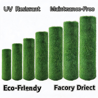 Meilleur prix Gazon artificiel écologique 20-50 mm pour jardin et décoration extérieure Aspect naturel Faux gazon PE