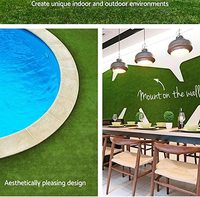 Fabrik-Großhandel Synthetischer Teppich Kunstrasen Preis für Fußballrasen Garten und Sportbodenbeläge Gelb Grün Rot