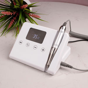 Set mesin bor kuku elektrik portabel 35000 RPM, Pemoles kuku elektrik dengan alat genggam plastik - Product Image 5