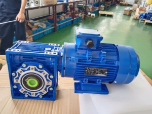 Motor Eléctrico Asíncrono Trifásico de Inducción YE2-802-4 de 0.75kw 1HP 1460rpm con Reductor de Engranajes de Baja Velocidad - Product Image 1