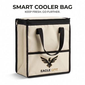Bolsa Térmica Aislante Ligera de Grado Alimenticio con Logotipo Personalizado para Catering, Reparto a Domicilio, Venta al Por Mayor, Bolsa Refrigerante de Tela No Tejida - Product Image 4