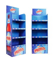 Présentoir et support de beauté en carton ondulé pliable, moderne et écologique, sur mesure pour rouges à lèvres