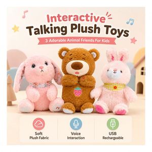 Custom Logo AI Dog Plush Toy Smart Dialogue Assistant App Enabled Story Learning Companion Kids Gift Supplier Factory - Product Image 3