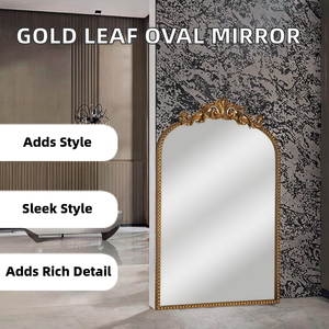 Modern Premium Luxury <strong>Antique</strong> Gold Ornate <strong>Vintage</strong> Irregular Shaped <strong>Mirror</strong> Wall Mounted Baroque Inspired Dresser <strong>Mirror</strong> - Product Image 6