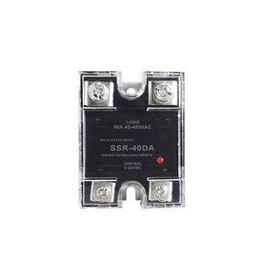 รีเลย์โซลิดสเตตเฟสเดียว ควบคุมกระแสตรง AC 10A 25A 40A 60A 80A 90A 120A 150A 200A ควบคุมกระแสตรง AC 100A SCR 24VDC SSR-100DA - Product Image 1