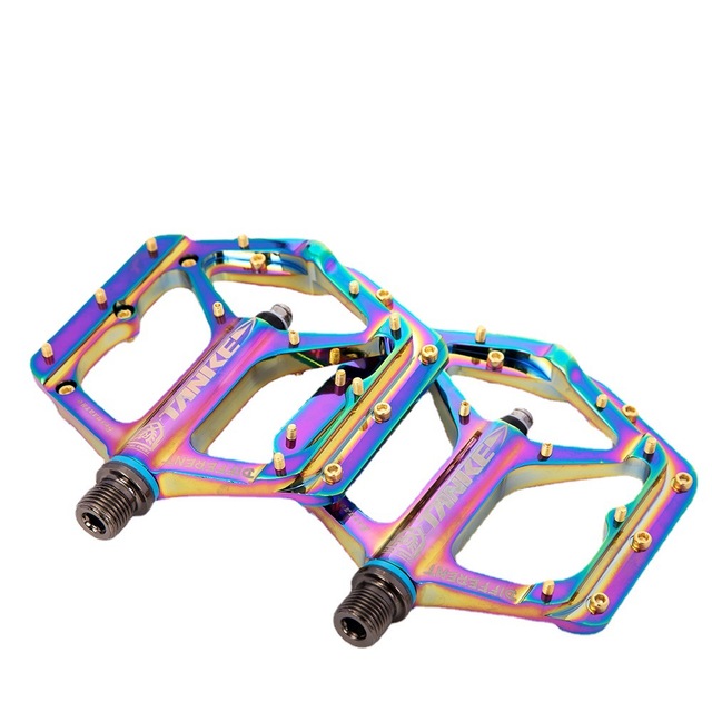 TANKE for Mountain Bike Pedals with Colorful Aluminum Alloy and Bearings