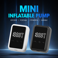 Pompe à air électrique portable CYCLAMI, mini pompe à main sans fil avec affichage numérique, pour voiture, vélo, pneus