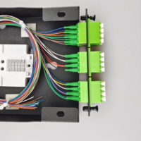Boîte de distribution optique de fibre de rail DIN-clôture de duplex de Sc de 6-Port