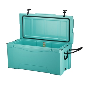 135 Litre large capacity Outdoor hard cooler plastic Insulated Ice cooler box wholesale rotomolded coolers