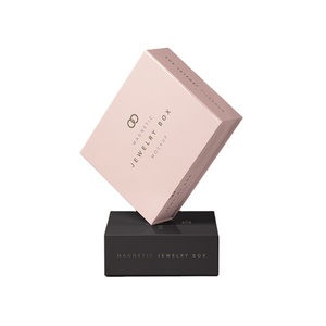 Boîte à bijoux cadeau en carton avec Logo personnalisé, boîte à <span class=keywords><strong>dessin</strong></span> de collier, boîte en papier à tiroir coulissant avec mousse noire pour l'emballage de bijoux - Product Image 3