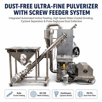 Machine à moudre les épices avec système de collecte des poussières et réglage de la finesse de la poudre pour une production continue