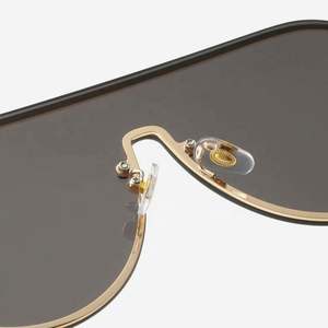Gafas de Sol Vintage a la Moda 2019, Gafas de Sol Extra Grandes con Marco Metálico para Hombre y Mujer - Product Image 4