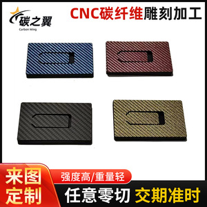 Tarjetero de Fibra de Carbono Carbon Wing de 4 Pulgadas con Bloqueo RFID, Cierre de Clip Minimalista, Cartera para Tarjetas de Crédito - Product Image 4