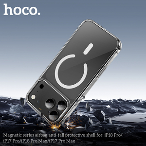 <span class=keywords><strong>เคส</strong></span>กันกระแทก <span class=keywords><strong>HOCO</strong></span> Magnetic Air Cushion สำหรับ iPhone 18 Pro Max/17 Pro Max  วัสดุ TPU นิ่ม ป้องกันการตกหล่น - Product Image 5