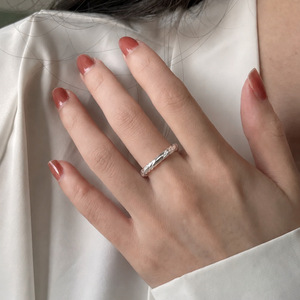 Twisted S925 Sterling <b>Silver</b> <b>Ring</b> Women's <b>Adjustable</b> Opening Minimalist Design Everyday Wear Jewelry - Product Image 3