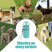 Ramasse-crottes portable pour animaux de compagnie avec sacs, pelle à crottes jetable pour chiens, pince à crottes pour la promenade en extérieur et le nettoyage