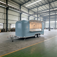 Remorque alimentaire avec salle de bain, camions de restauration, remorque alimentaire avec cuisine complète, camion de crème glacée mobile, chariot de crème glacée mobile