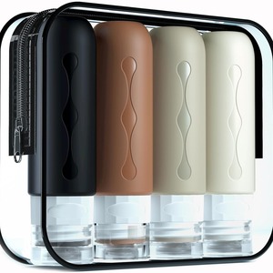 Bouteilles de recharge en silicone les plus vendues, pour gel douche, shampoing, bouteilles de voyage portables, simples et faciles à transporter. - Product Image 2