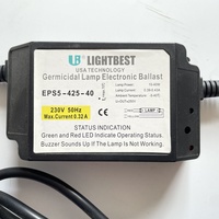 Balastro Electrónico UV para Lámpara Germicida UVC T5 de 10-40W con Voltaje de Entrada de 220V