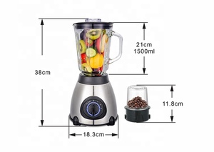 Licuadora Eléctrica de Acero Inoxidable de 850w y 5 Velocidades, Personalizable de Fábrica, Dos en Uno, para Bebidas y Jugos, para Hoteles - Product Image 5