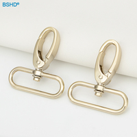 Métal 3/4 pouces 18/20mm accessoires de sac à main mousqueton pivotant oeil déclencheur Clip fermoir pour cuir artisanat sac sangle ceinture sangle