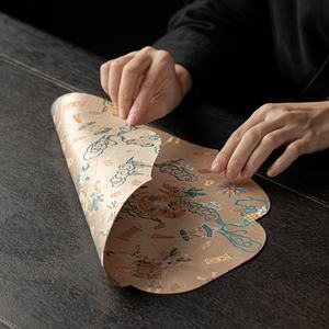 Nouveau chinois <span class=keywords><strong>Zen</strong></span> zodiaque Dragon sec mousse tapis Jacquard brocart broderie tissu Table drapeau caboteur thé plateau tapis thé Banquet - Product Image 5